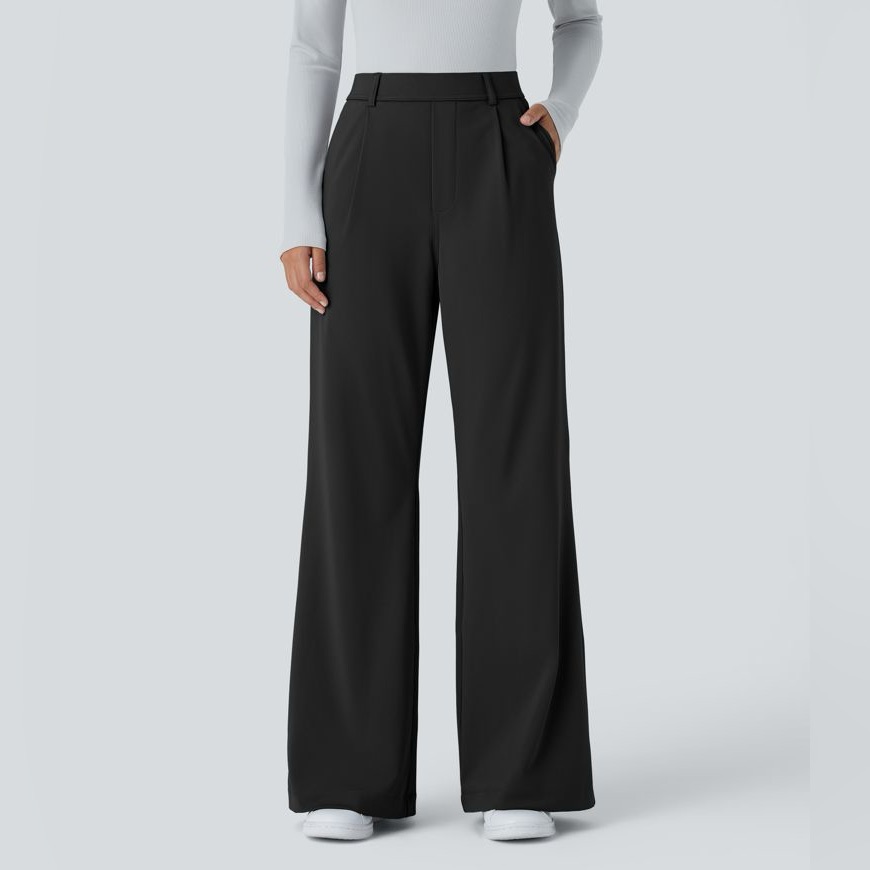 Halara High Waisted Side Pocket Work Flare Pants Size Xs